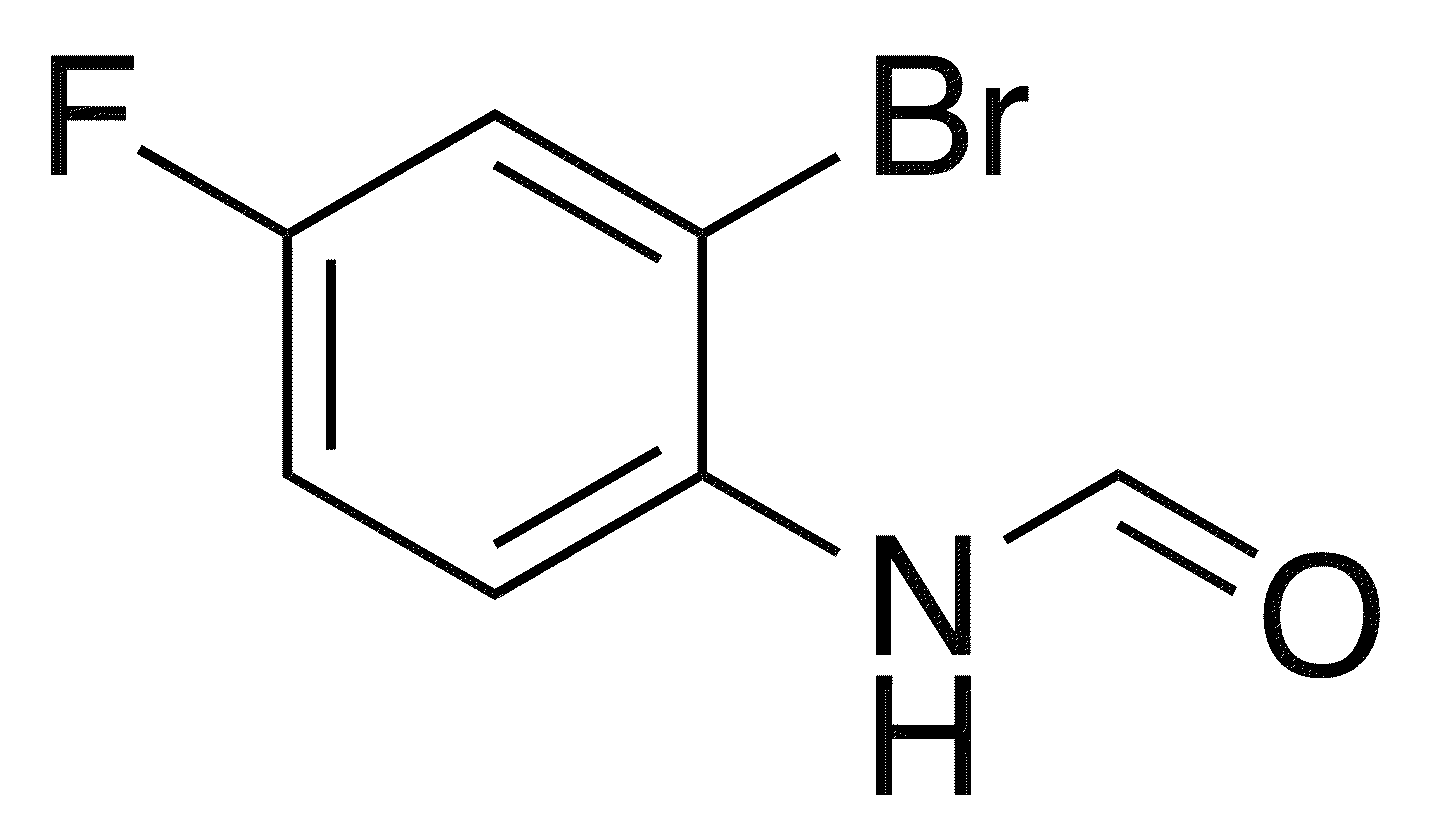N-Formyl 2-bromo-4-fluoroaniline - Chemical structure and product image