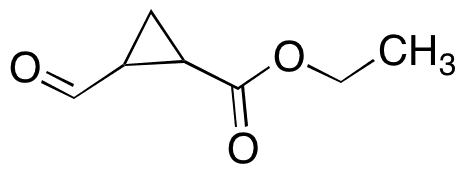 2-Formylcyclopropane-1-carboxylic Acid Ethyl Ester - Chemical structure and product image