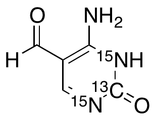 5-Formylcytosine-13C,15N2 - Chemical structure and product image