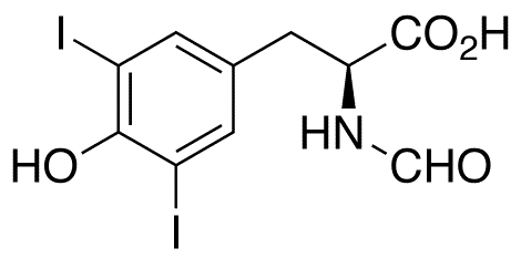 N-Formyl-3,5-diiodo-L-tyrosine - Chemical structure and product image