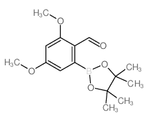 2-Formyl-3,5-dimethoxyphenylboronic Acid Pinacol Ester - Chemical structure and product image