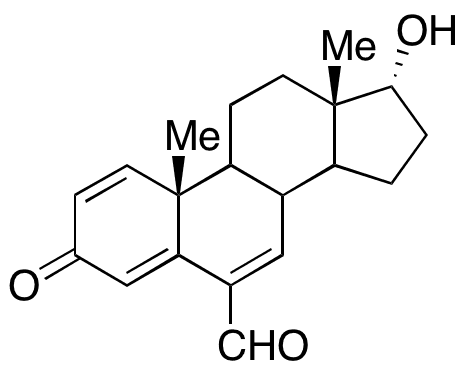 6-Formyl-17 alpha-hydroxy-androstan-1,4,6-trien-3-one - Chemical structure and product image