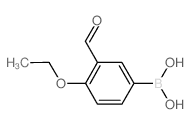 3-Formyl-4-ethoxyphenylboronic acid - Chemical structure and product image