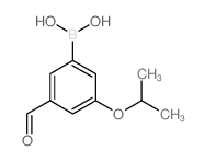 3-Formyl-5-isopropoxyphenylboronic acid - Chemical structure and product image