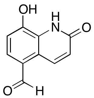 5-Formyl-8-hydroxycarbostyril - Chemical structure and product image