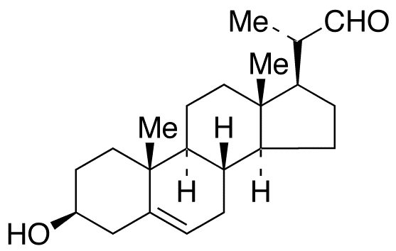 (3 beta,20S)-20-Formyl-3-hydroxy-5-pregnene - Chemical structure and product image