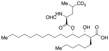 (2S,3S,5S)-5-[(N-Formyl-L-leucyl)oxy]-2-hexyl-3-hydroxyhexadecanoic Acid-d3 (Mixture of Diastereomers) - Chemical structure and product image