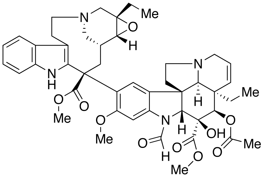 N-Formyl Leurosine (Vincristine Impurity G) - Chemical structure and product image