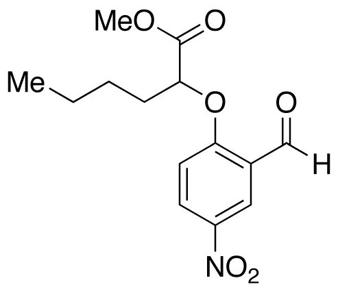 2-(2-Formyl-4-nitrophenoxy)hexanoic Acid Methyl Ester - Chemical structure and product image