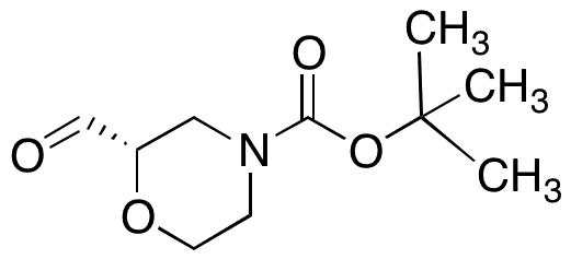 (2S)-2-(Formyl)morpholine-4-carboxylic Acid tert-Butyl Ester - Chemical structure and product image