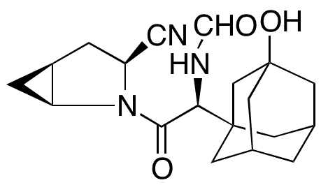 N-Formyl Saxagliptin - Chemical structure and product image