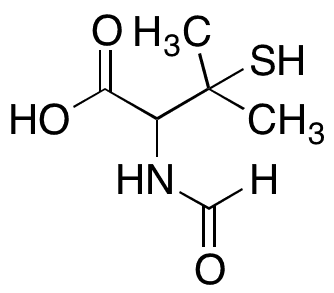 N-Formyl-3-mercaptovaline - Chemical structure and product image
