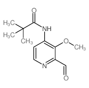 N-(2-Formyl-3-methoxypyridin-4-yl)pivalamide - Chemical structure and product image