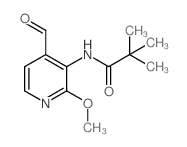 N-(4-Formyl-2-methoxypyridin-3-yl)pivalamide - Chemical structure and product image