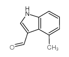 3-Formyl-4-methylindole - Chemical structure and product image