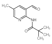 N-(3-Formyl-5-methylpyridin-2-yl)pivalamide - Chemical structure and product image