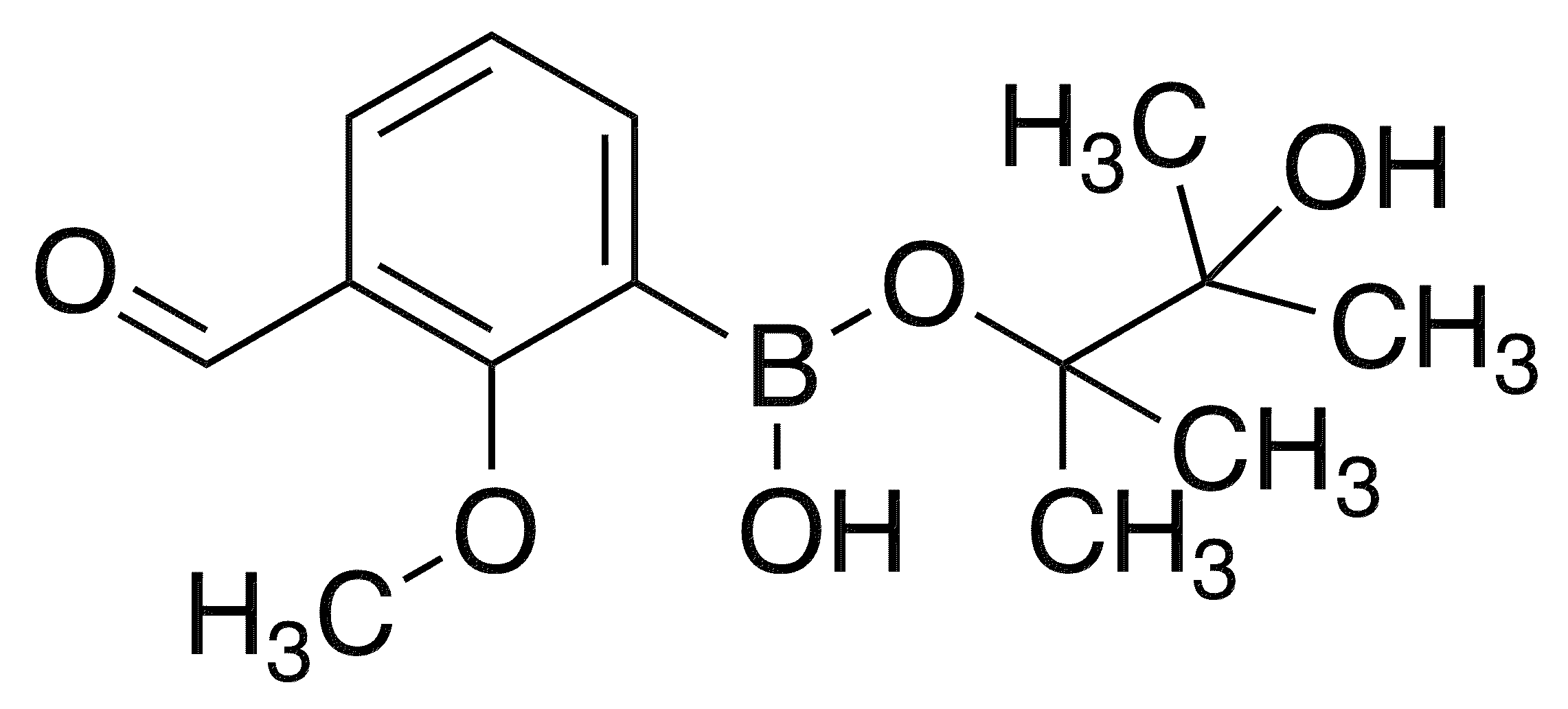 3-Formyl-2-methoxyphenylboronic acid pinacol ester - Chemical structure and product image