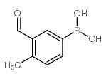 3-Formyl-4-methylphenylboronic Acid - Chemical structure and product image