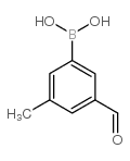 3-Formyl-5-methylphenylboronic acid - Chemical structure and product image