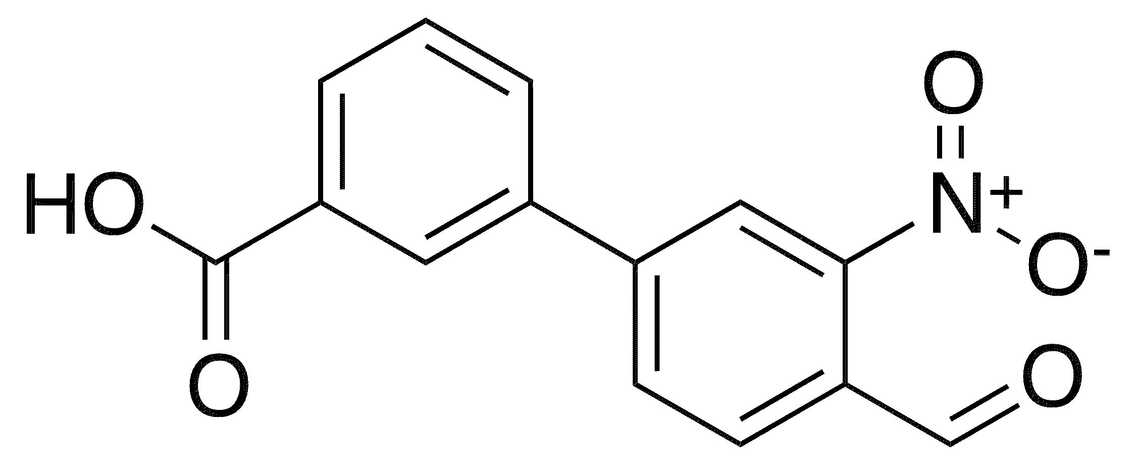 3-(4-Formyl-3-nitrophenyl)benzoic acid - Chemical structure and product image