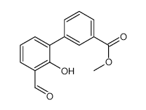 2-Formyl-6-(3-methoxycarbonylphenyl)phenol - Chemical structure and product image