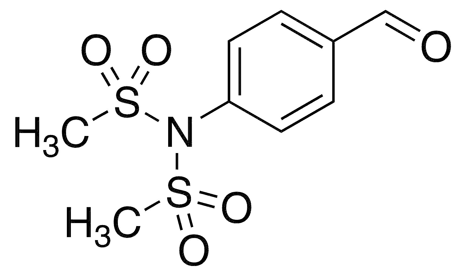 N-(4-Formylphenyl)-N-methanesulfonylmethanesulfonamide - Chemical structure and product image