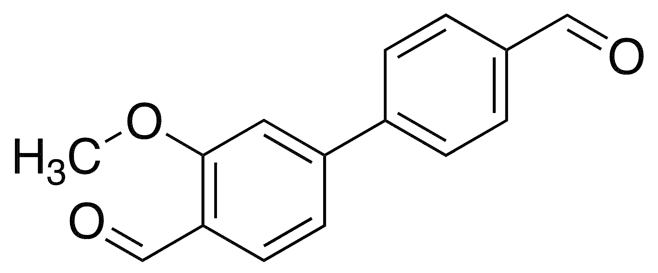 4-(4-Formylphenyl)-2-methoxybenzaldehyde - Chemical structure and product image