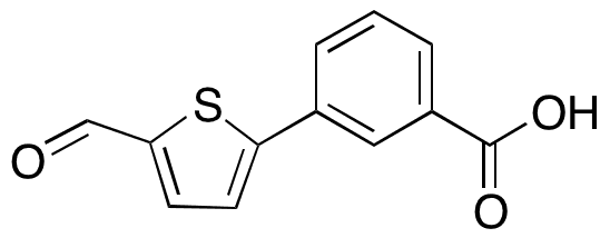 3-(5-Formyl-2-thienyl)benzoic Acid - Chemical structure and product image