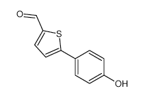 4-(5-Formylthiophen-2-yl)phenol - Chemical structure and product image