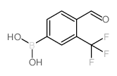 4-Formyl-3-(trifluoromethyl)phenylboronic Acid - Chemical structure and product image