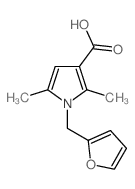 1-(2-Furylmethyl)-2,5-dimethyl-1h-pyrrole-3-carboxylic Acid - Chemical structure and product image