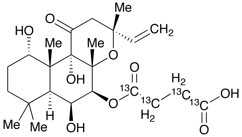 Forskolin Hemisuccinate-13C4 - Chemical structure and product image