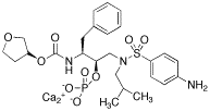 Fosamprenavir Calcium Salt - Chemical structure and product image