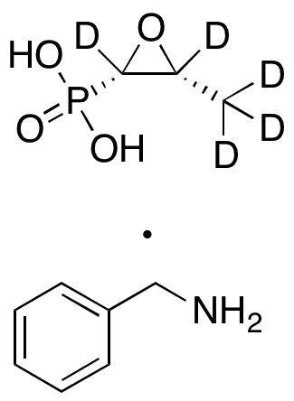 rac Fosfomycin-D5 (Major) Benzylamine Salt - Chemical structure and product image