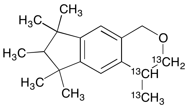 Galaxolide-13C3 (Mixture of Diastereomers) - Chemical structure and product image