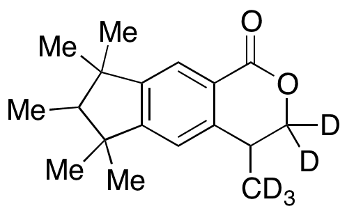 rac Galaxolidone-d5 (Mixture of Diastereomers) - Chemical structure and product image