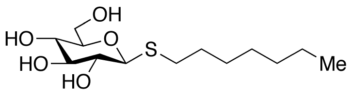 Heptyl ÃŸ-D-Thioglucopyranoside - Chemical structure and product image