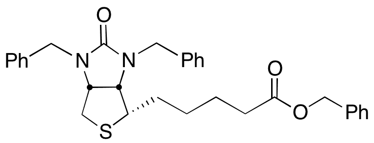 [3aS-(3aÎ±,4Î²,6aÎ±)]-Hexahydro-2-oxo-1,3-bis(phenylmethyl)-1H-Thieno[3,4-d]imidazole-4-pentanoic Acid Phenylmethyl Ester - Chemical structure and product image