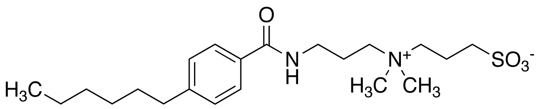 4-n-Hexylbenzoylamido-propyl-dimethylammoniosulfobetaine - Chemical structure and product image