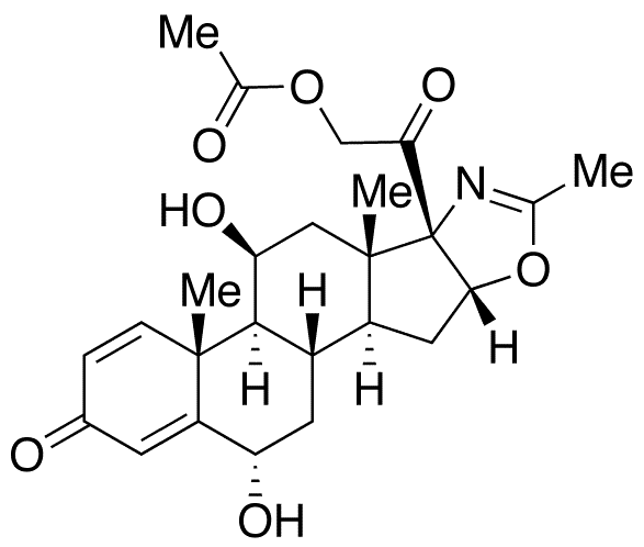 22-O-Trimethylsilyl 17-Dehydroxy Prednisolone - Chemical structure and product image
