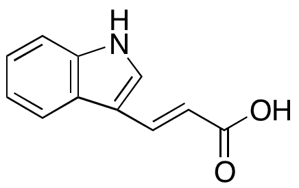trans-Indole-3-acrylic Acid - Chemical structure and product image