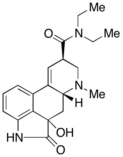 	2,3-Dihydro-3-hydroxy-2-oxo Lysergide (100 Î¼g/mL in Acetonitrile) - Chemical structure and product image