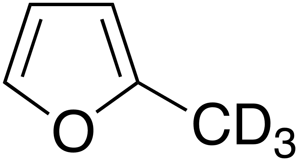 	2-Methylfuran-d3 (1.0 mg/mL in Methanol) - Chemical structure and product image