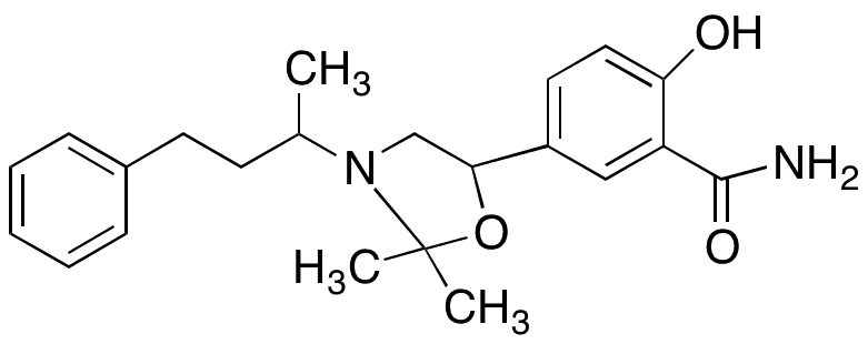 	Labetalol 2,2-dimethyloxazolidine - Chemical structure and product image
