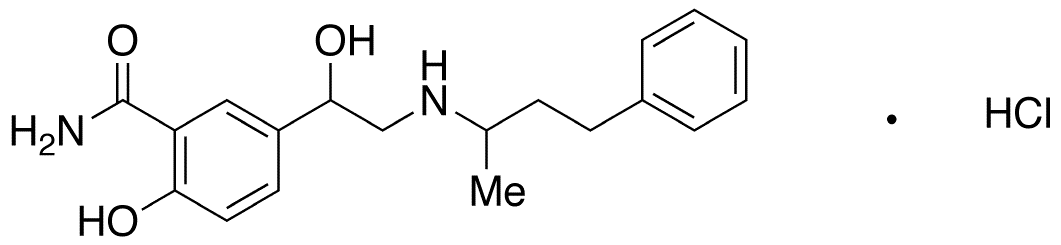 	Labetalol Hydrochloride - Chemical structure and product image