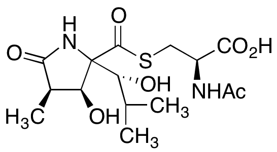 	(+)-Lactacystin - Chemical structure and product image