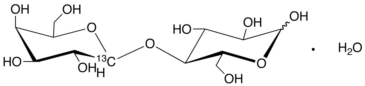 	[1-13Cgal]Lactose Monohydrate - Chemical structure and product image