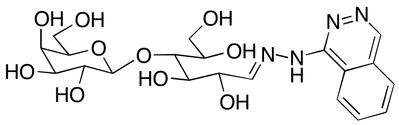 	Lactose N-(Phthalazin-8-yl)-hydrazone - Chemical structure and product image