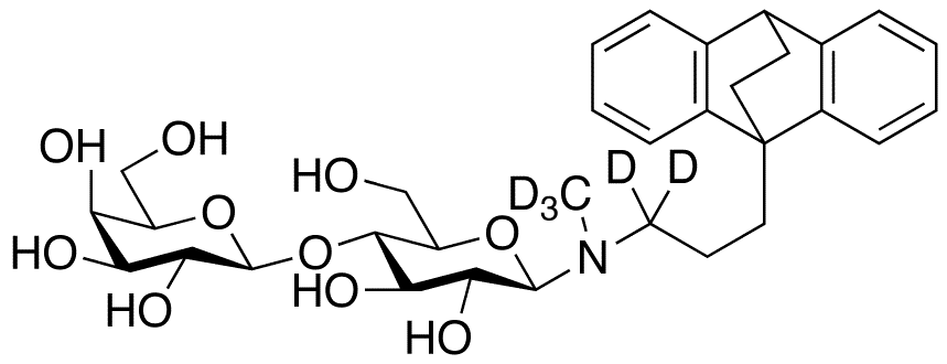 	Lactosyl Maprotiline-d5 - Chemical structure and product image