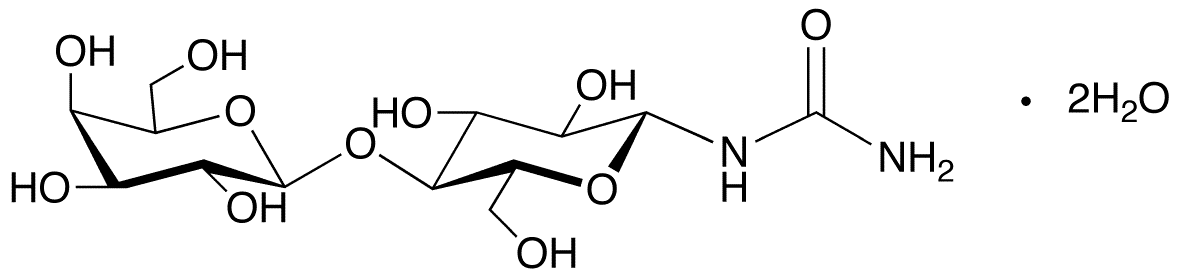 	beta-Lactosyl Ureide Dihydrate - Chemical structure and product image